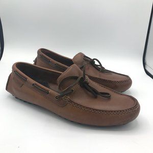 Cole Haan Air Grant Papaya Brown Driving Moccasin